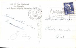 CPM Le Puy La Chapelle 
