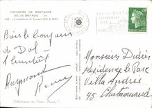 MODERN CARD Colors of Brittany Fraud of Brittany the Cathedral St Samon