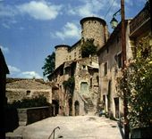 MODERN CARD Picturesque Ardeche Sails Place and slope of Breisse