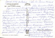 MODERN CARD Picturesque Ardeche Sails Place and slope of Breisse