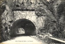 VINTAGE POSTCARD Falls Of Arly the Tunnel