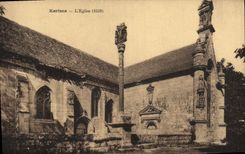 VINTAGE POSTCARD Kerfons the Church