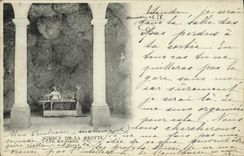 VINTAGE POSTCARD Source Of the Cave