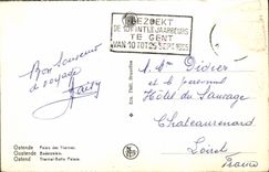 VINTAGE POSTCARD Ostend Palate Of the Thermal baths