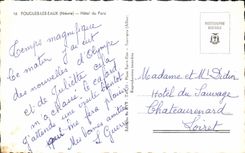 MODERN CARD Pougues Water Hotel Of the Park