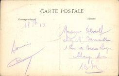 VINTAGE POSTCARD Panoramic View On Champagne And Thomery