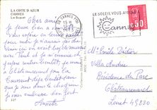 MODERN CARD the Dimension of Cannes Azure Suquet