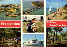 MODERN CARD Fromentine Its Beaches Its Of Pines