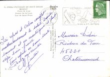 MODERN CARD Paysages Of High Doubs Metabief Forts De Joux Source Of Rents Lake of Saint Bridge