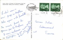 CPM Aerial View Of Houses Of Parliament Westminster Abbey And Whitehall London