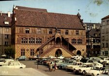 MODERN CARD Mulhouse the Splendid Town hall Monument Of Renaissance Rhenish