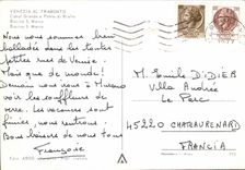 MODERN CARD Venezia Al Tramonto Canal Large E Big shot Di Rialto Bacino S Marco