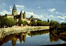 MODERN CARD Colors And Light Of Paray France Monial the Basilica Of the Sacring Heart