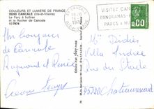 MODERN CARD Colors And Light Of Cancale France the Oyster bed And the Rock De Cancale ostreiculture