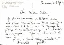 POSTAL MODERNA colores y luz de la subsistencia de Francia Toulouse de Capitole de la noche