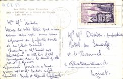 MODERN CARD the Beautiful French Alps Pinsot And the Glacier Of Gleyzin