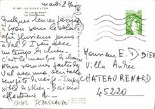 CPM Le Vieux Lyon Rue Du Boeuf La Tour Ronde