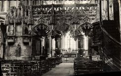 CPM Troyes Eglise Sainte Madeleine Jube Gothique