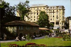 POSTAL MODERNA Chatelguyon el parque el hotel grande