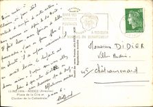 MODERN CARD Rodez Places ISCED And Bell-tower Of the Cathedral