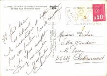 CPM Le Pont Du Diable Aux Environs De Nans Sous Ste Anne Et Salins