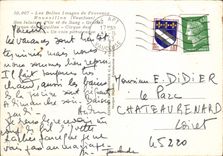 MODERN CARD Beautiful Images Of Provence Roussillon Caves Circuses of Eguilles