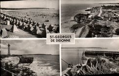 MODERN CARD Holy Georges De Didonne the Beach the Cornice De Vallieres the Lighthouse the Port
