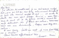 MODERN CARD Villers On Sea Seen from Of Cliffs