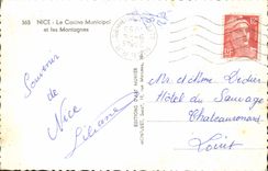 CPM Nice Le Casino Municipal Et Les Montagnes