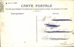 VINTAGE POSTCARD Charity Women Christ