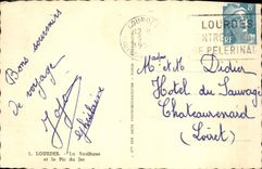 CPM Lourdes La Basilique Et Le Pic Du Jer