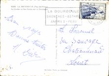 POSTAL MODERNA Bourboule el casino y los puentes en el Dordogne