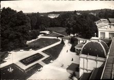 CPM St Honore Les Bains Une Vue Sur Le Parc