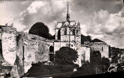 POSTAL MODERNA en Touraine Amboise La Chapelle y Lqa montaron del castillo