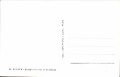 MODERN CARD Lisieux View On the Basilica