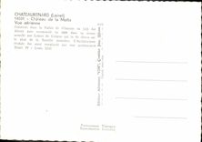 MODERN CARD Chateaurenard Castle Of the Mound Seen Air