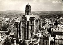 MODERN CARD Avion With the Top Of Rodez Places Of Weapons