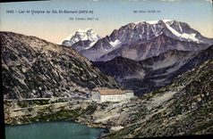 CPA Lac Et Hospice Du St Bernard