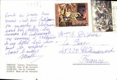 MODERN CARD Athens Acropolis