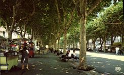 MODERN CARD Beziers the Alleys Paul Riquet