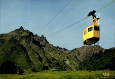 MODERN CARD Auvergne the Mount Gilds Sancy And the cable car