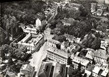 CPM Bourbonne Les Bains L'Etablissement Thermal Et l'Hopital Vue Aerienne