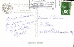 MODERN CARD Pilgrimage Of Notre Dame Of Salette Landscape of winter in the calm one the heights