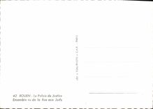 MODERN CARD Rouen Law courts Seen Together Of the Street To the Jews