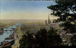 CPM Rouen Vue General Prise De La Cote Ste Catherine