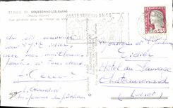 MODERN CARD Bourbonne Les Bains View Taken Town hall