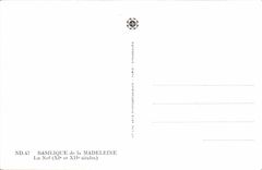 POSTAL MODERNA basílica de la Madeleine el cubo