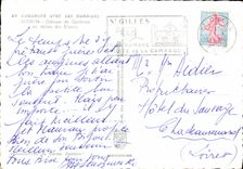 CPM Camargue Avec Les Gardians Cabane De Gardians Au Milieu Des Marais