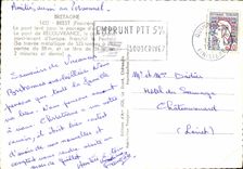 CPM Bretagne Brest Le Pont Leve Pour Le Passage Bateau