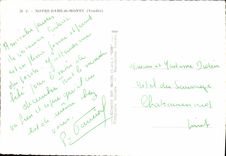 MODERN CARD Notre Dame De Flots Hotel of the beach